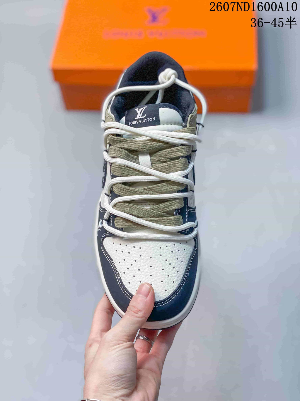Nike SB Dunk Low Navy Cream Olive 2607ND1600A10