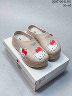 adidas x Hello Kitty Platform Mule Clogs in Beige