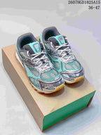 Bottega Veneta Orbit Runner Sneakers Aqua Silver 2607HGD1825A15