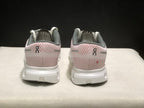 On Cloud 6 Push Sneakers in White and Pink