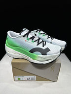 On Cloudboom Max Running Shoes, White and Green