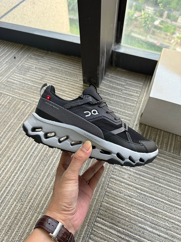 On AP-8 Sneakers in Black, Gray and Purple