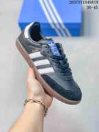 Adidas Samba Low-Top Sneakers in White and Black