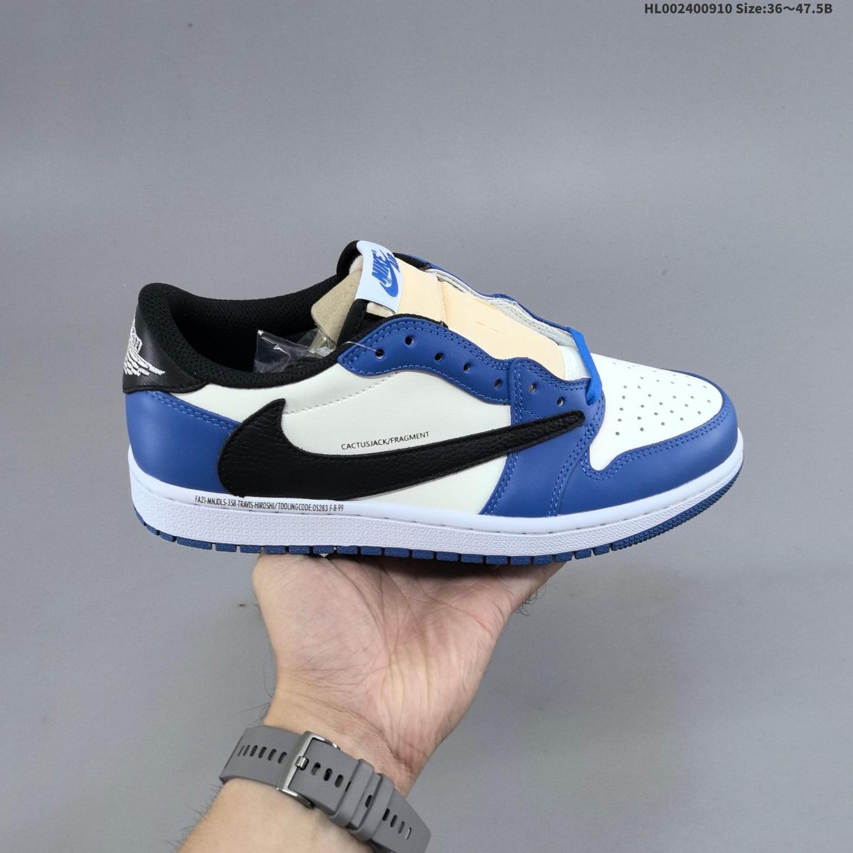 Nike Air Jordan 1 Low OG SP Travis Scott Fragment Blue