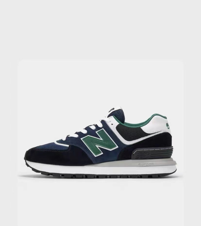New Balance Lifestyle Sneakers in Navy, Green and White