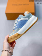 Louis Vuitton Tilted Low-Top Sneakers Blue White 2607GND388A08