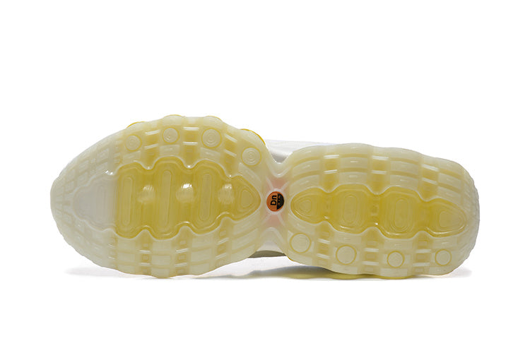Nike Air Max White and Yellow Sneakers