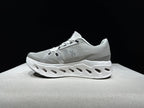 On Cloudeclipse Running Shoes, Gray and White