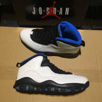 Jordan Air Jordan 10 Retro White Black Blue High-Top Sneakers