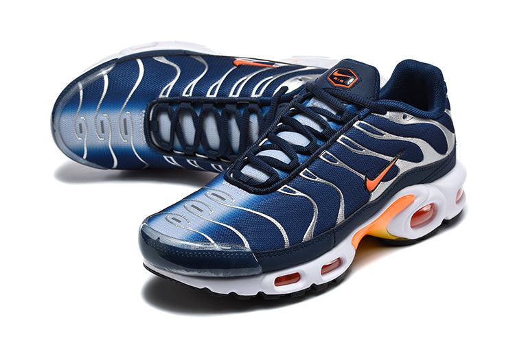 Nike Air Max Plus Sneakers Navy Silver Orange