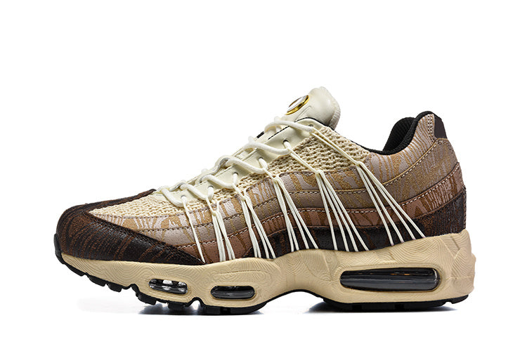 Nike Air Max 95 Big Bubble Brown and Beige Sneakers
