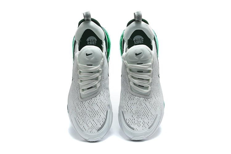Nike Air Max 270 White and Green Sneakers
