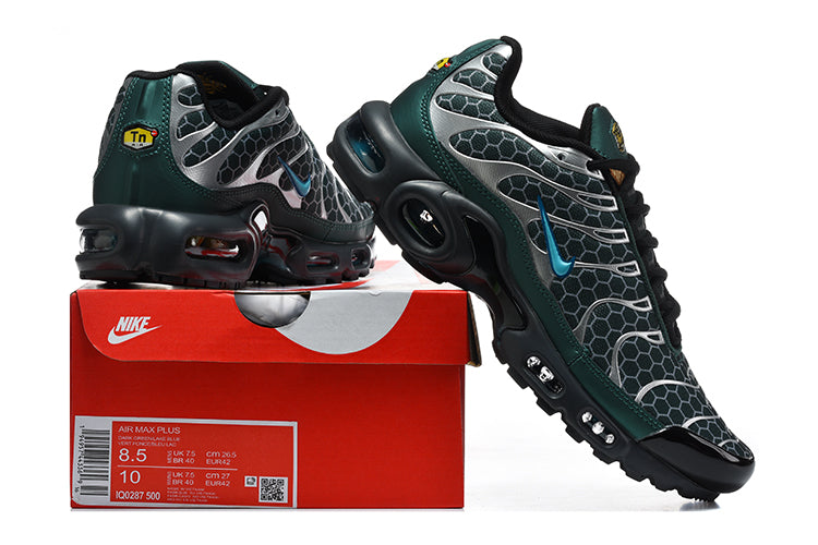 Nike Air Max Plus Sneakers, Dark Green and Black, IQ0287-500
