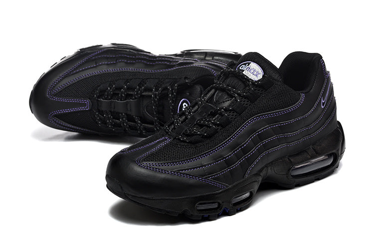 Nike Air Max 95 Black and Purple Sneakers IB7936-001