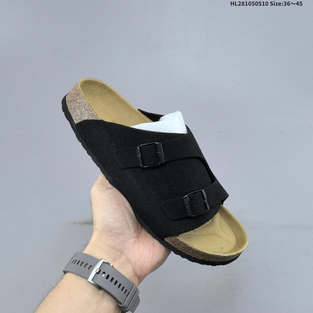 Birkenstock Arizona Two-Strap Slide Sandals Black 1029257