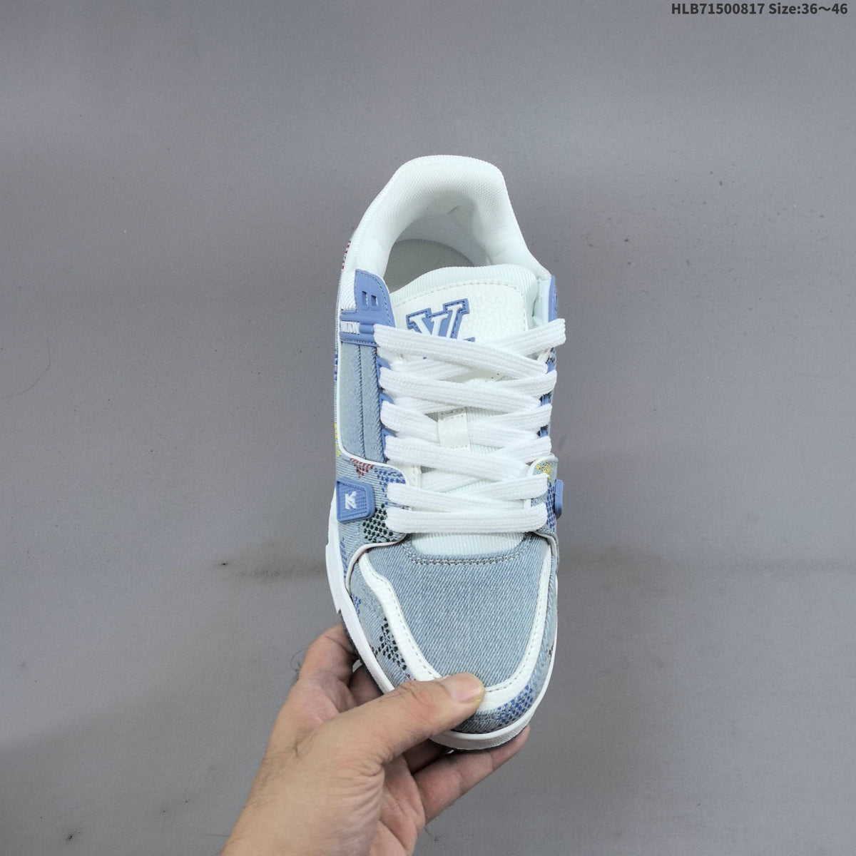 Louis Vuitton Archlight Sneaker in Blue Denim Print