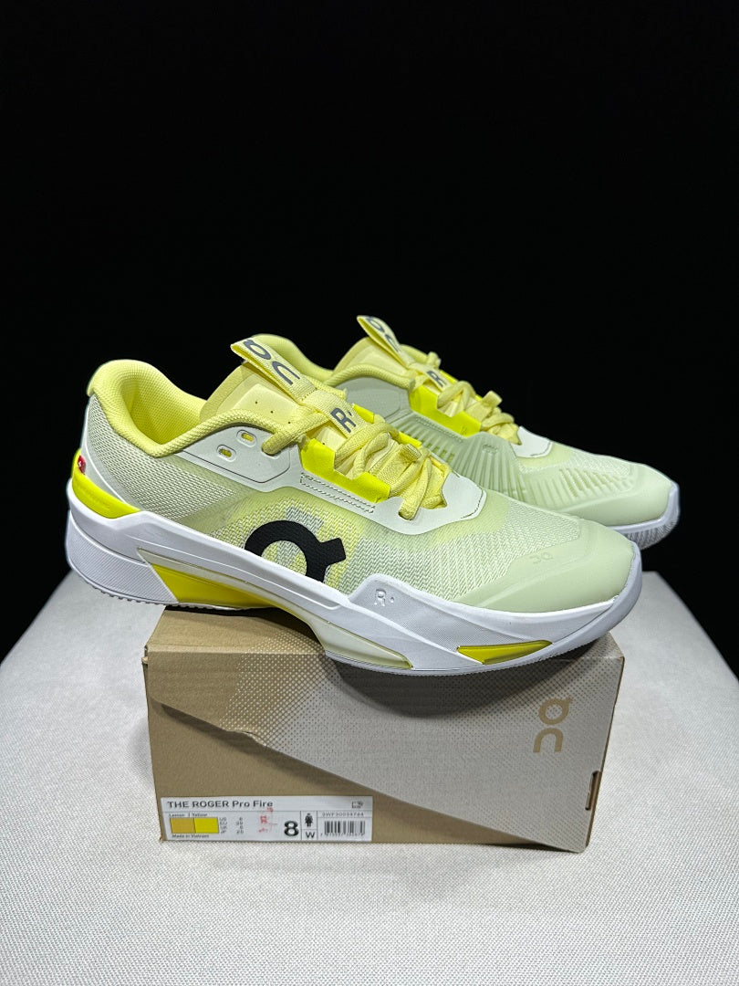 On The Roger Pro Fire Clay Tennis Shoes, Yellow