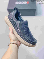 ECCO Slip-On Breathable Mesh Shoes Navy 2607JWD847A17