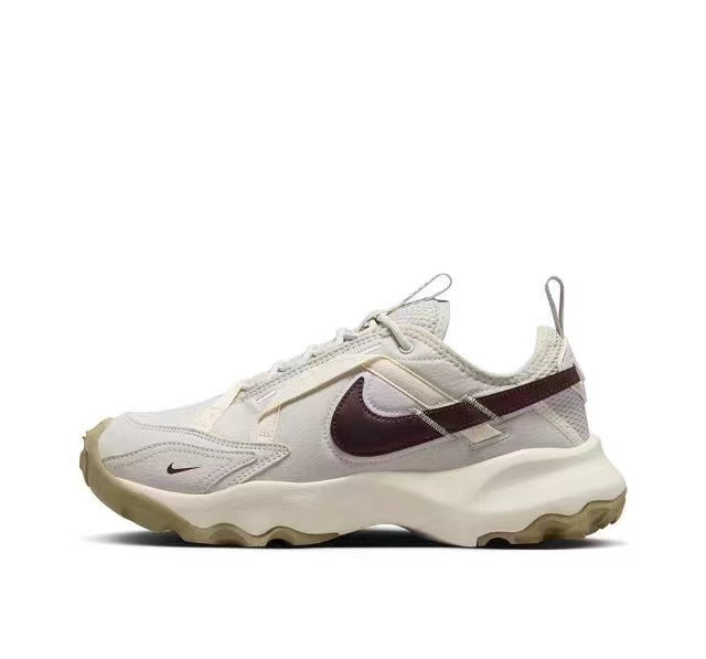 Nike DD9682-003 Trail Sneakers in White and Burgundy
