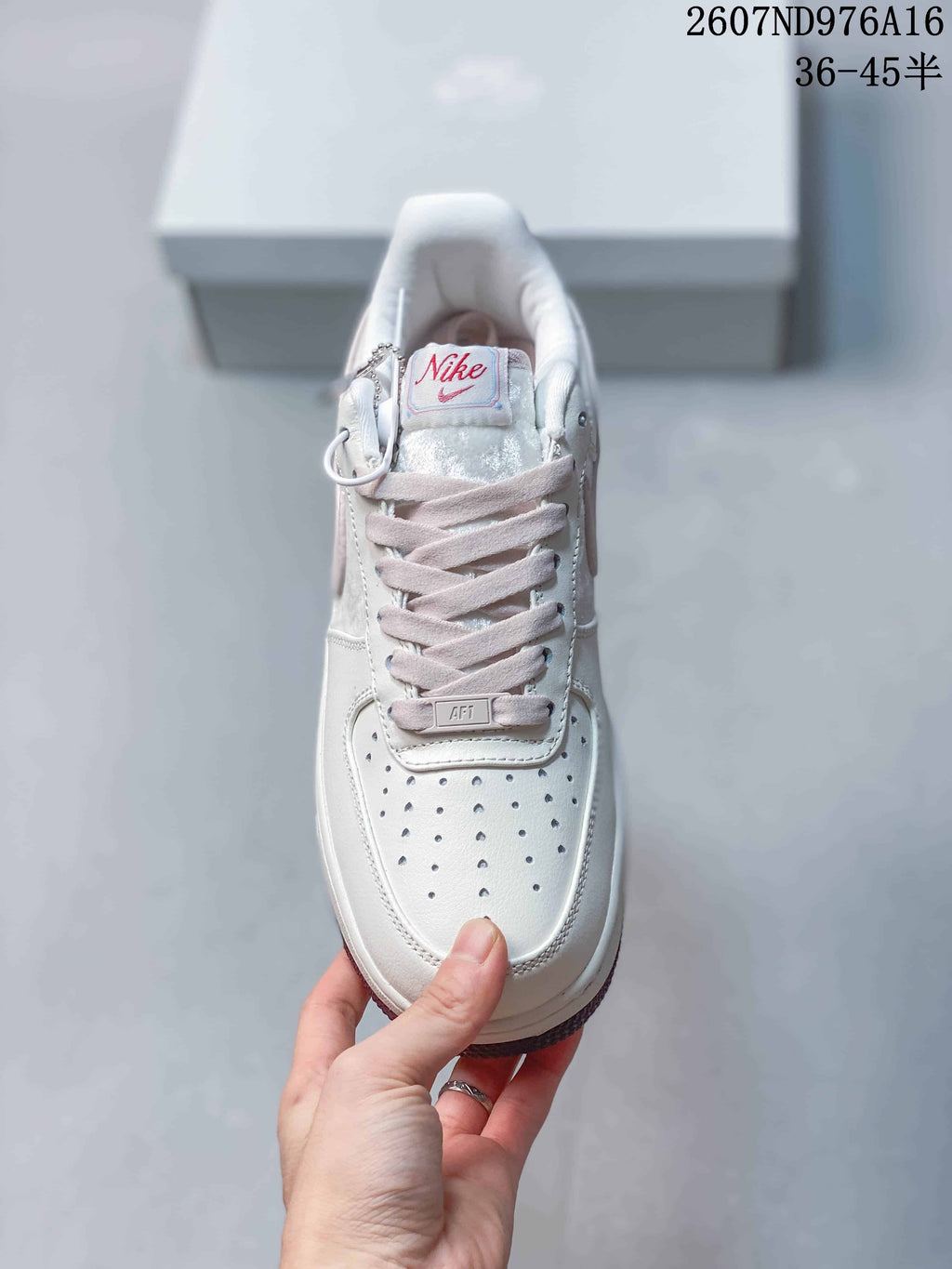 Nike Air Force 1 '07 Low White Pink Snake Year Sneakers