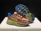 HOKA Challenger 8 Trail Running Shoes Brown Blue