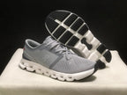 On Cloud X 4 Sneakers in Alloy and Ivory