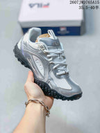 FILA Pebble Women's Low-Top Sneakers Silver White