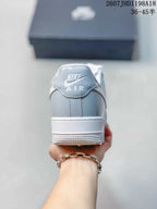 Nike Air Force 1 ’07 Low Gray White Sneakers 2607JHD1198A18