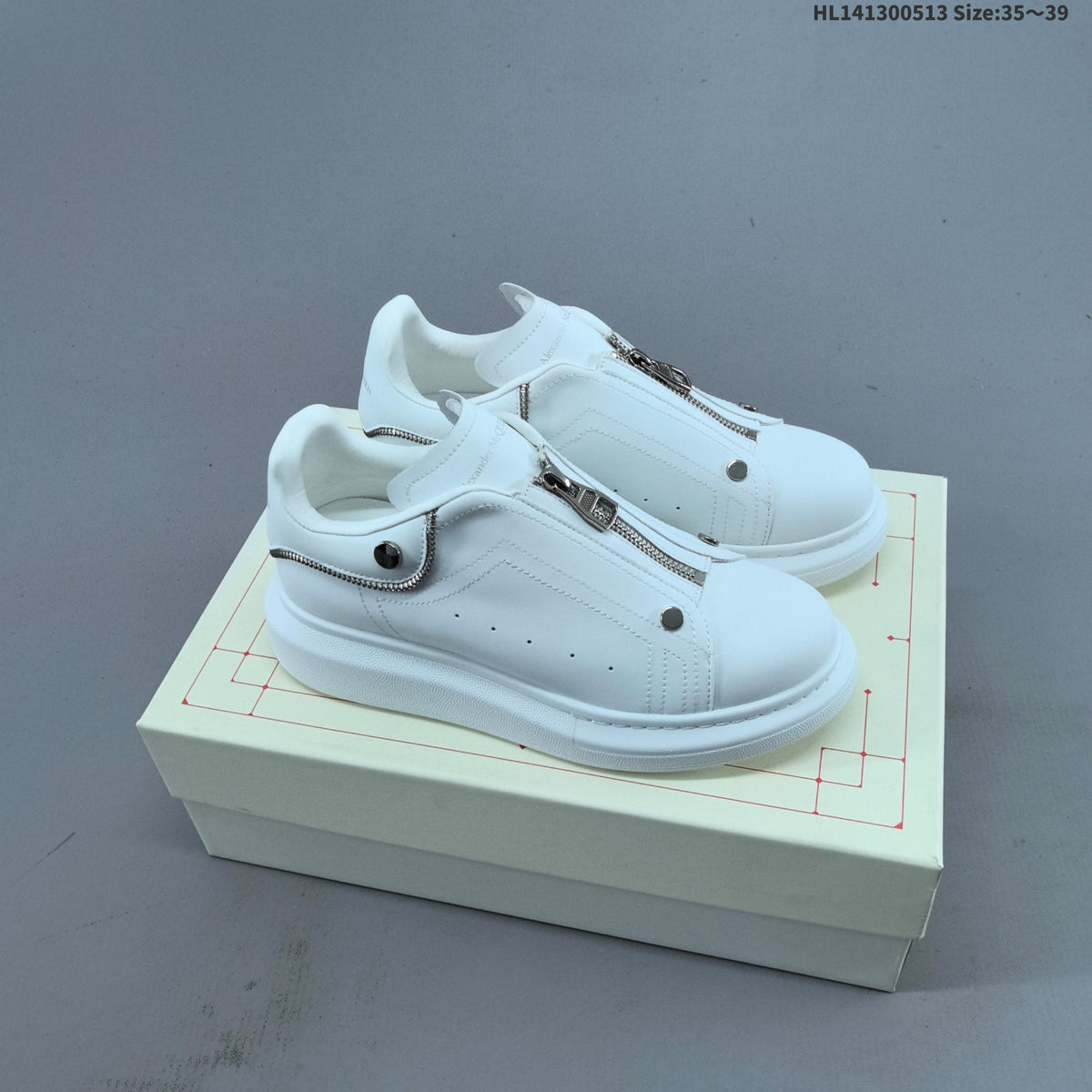 Alexander McQueen Sole Leather Platform Sneakers HL141300513