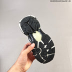 Balenciaga Runner Low-Top Sneakers in Black and White