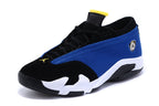 Jordan 14 Low Sneakers in White and Black