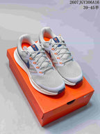Nike Run Swift 3 Low-Top Sneakers in Gray, Navy and Orange