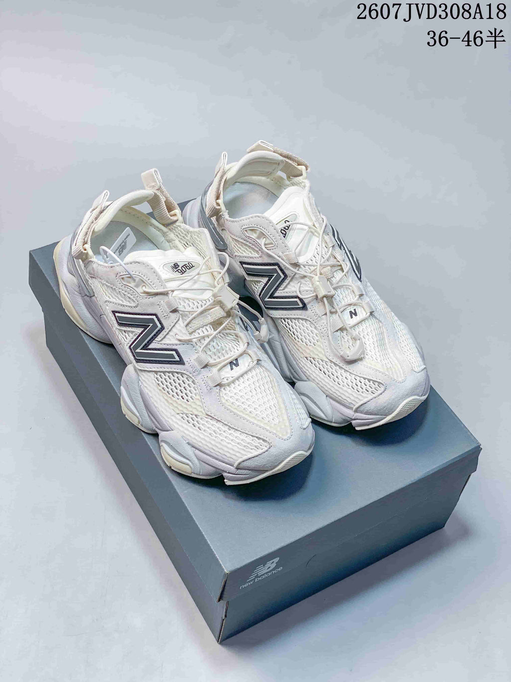 New Balance 9060 Sneakers Black and White 2607JVD308A18