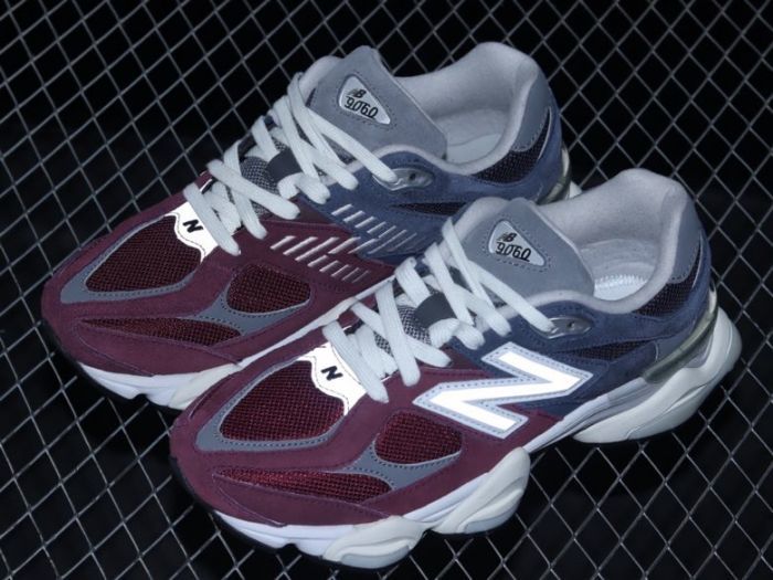 New Balance 9060 U9060GBN Burgundy Navy Sneakers