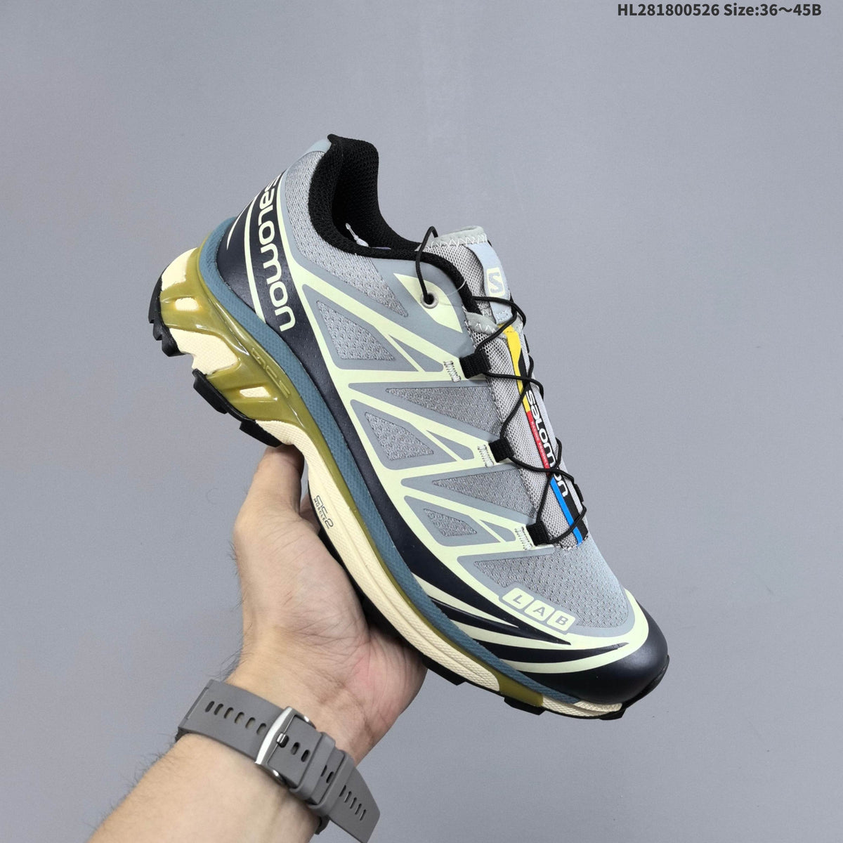Salomon XT-6 Expanse Trail Running Sneakers Grey