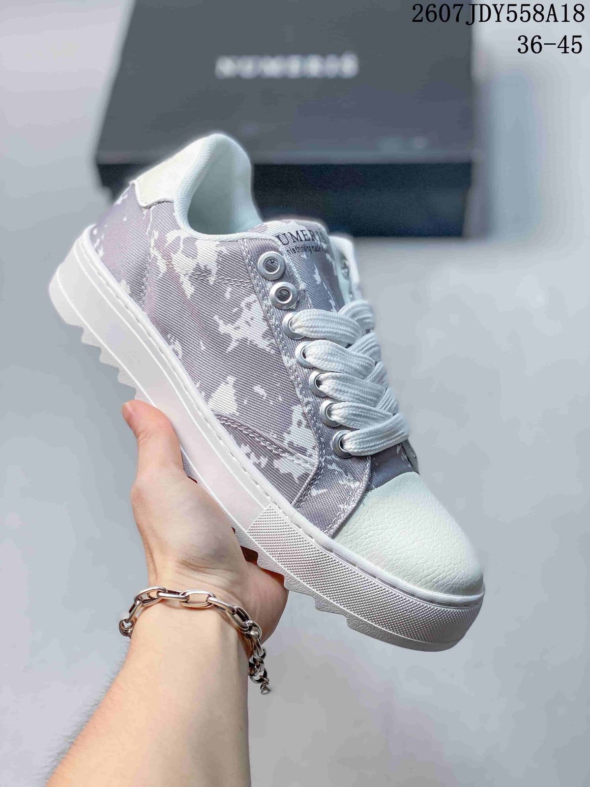 NUMERIS Low-Top Platform Sneakers in Multiple Colorways