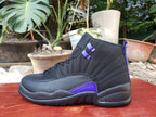 Air Jordan 12 High-Top Sneakers in Red/Black or Black/Purple