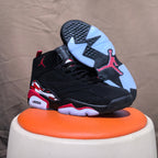 Jordan 6 Retro Black Red High-Top Sneakers