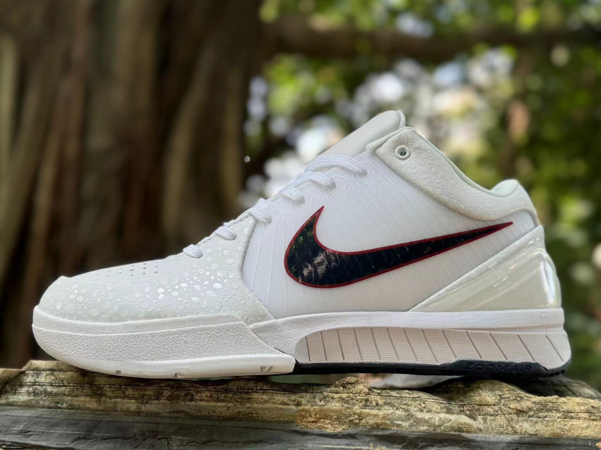 Nike Kobe 4 Basketball Shoes – White Paris Olympics Home Colorway