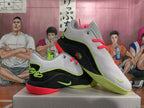 Nike Basketball Shoes White Black Volt Green
