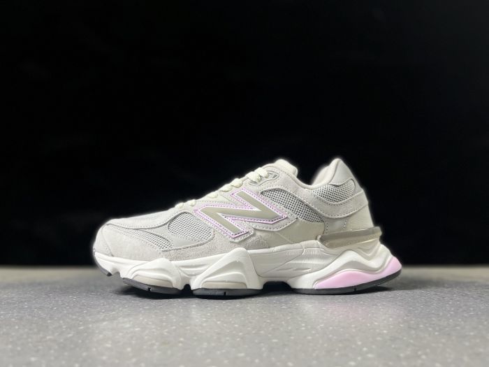 New Balance 9060 U9060ZGE Sneakers in White and Pink