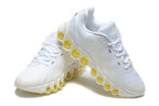 Nike Air Max White and Yellow Sneakers