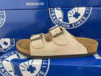 Birkenstock Arizona Suede Two-Strap Sandals
