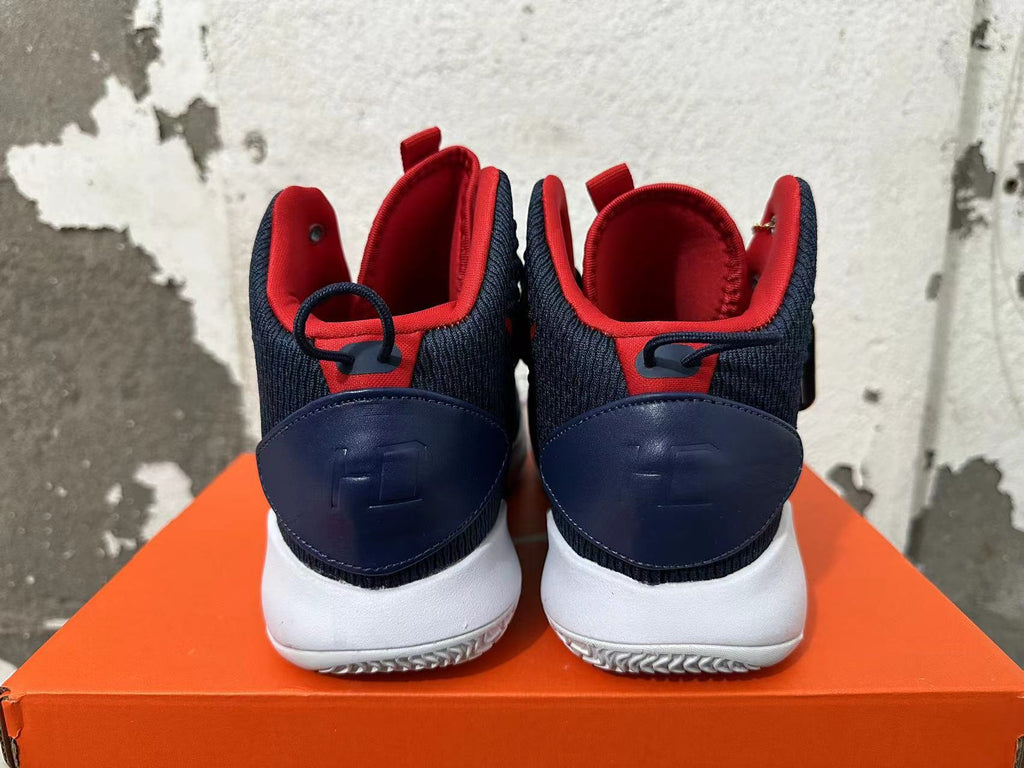Nike Zoom Basketball Shoes in Navy, Red and White