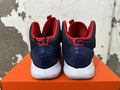 Nike Zoom Basketball Shoes in Navy, Red and White