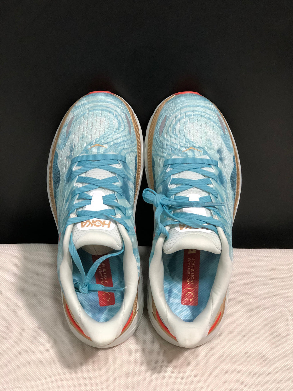 HOKA Clifton 8 Ink Wash Running Shoes