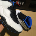 Jordan Air Jordan 10 Retro White Black Blue High-Top Sneakers