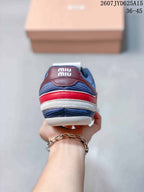 MiuMiu Gymnasium Sneakers Navy Red White 2607JYD625A15