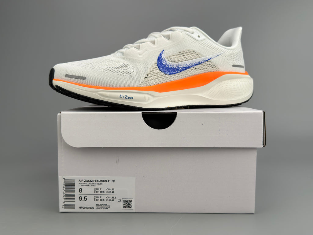 Nike Air Zoom Pegasus 41 Running Shoes White Blue Orange HF0013-900