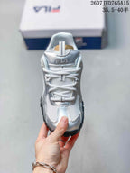 FILA Pebble Women's Low-Top Sneakers Silver White